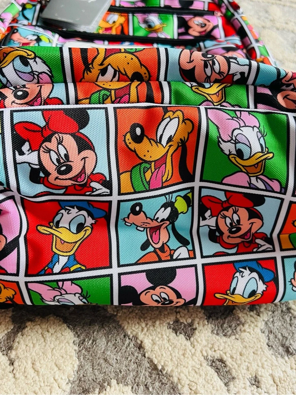 NWT❤️Disneyland Resort Minnie Mouse Friends Large Backpack— White/Black/Red